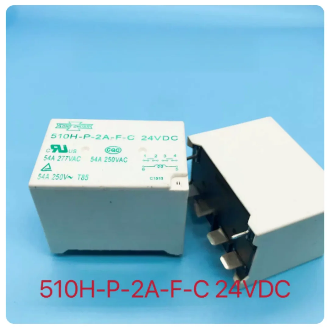 

Реле 510H-P-2A-F-C 24VDC 54A 277VAC 6-контактное 24В