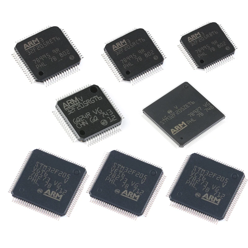 1PCS STM32F205RBT6 STM32F205RCT6 STM32F205RET6 STM32F205RGT6 STM32F205VET6 VCT6 VGT6 STM32F205ZET6 STM MCU microcontroller chips