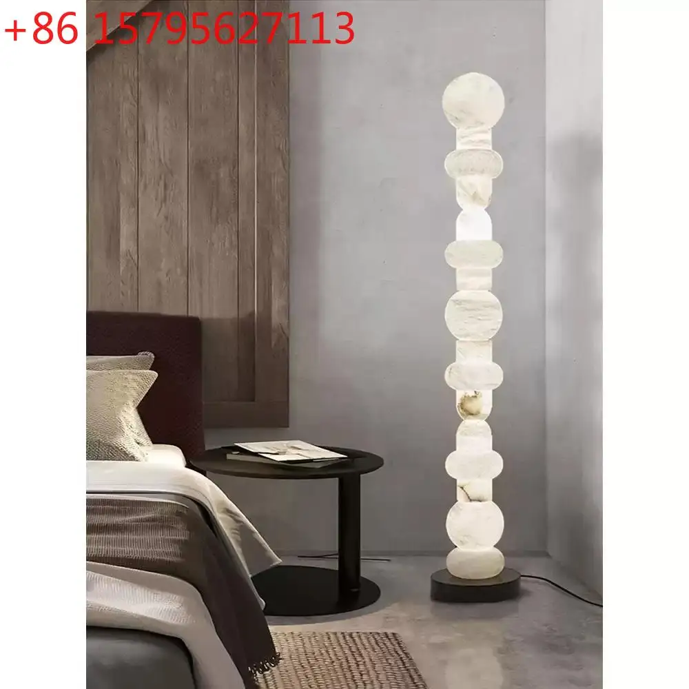 

Nordic Art Floor Lamp Room Decoration Light Living Room Bedroom Marble Standing Lamp Restaurant Dimmable Mood Light Led Lighting