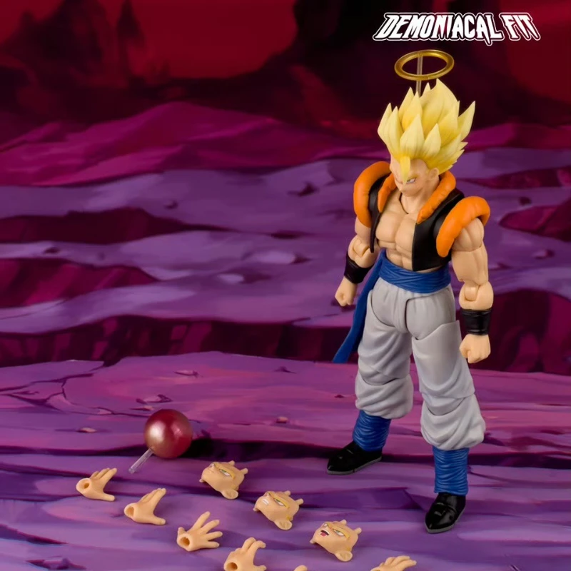 

In Stock Demoniacal Fit Gogeta Dragon Ball Z Figure SHF Gogeta Super Saiyan Action Figure Anime Collectible Model Toy Gift