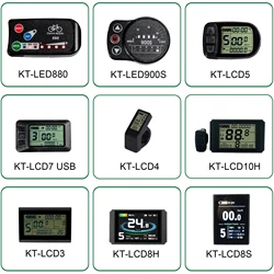 BOLLFIT Ebike Display Kuteng KT 36V 48V LCD3 LCD4 LCD5 lcd7 lcd8 lcd8h led880 E bike Display for Electric Bike Bicycle Ebike Kit