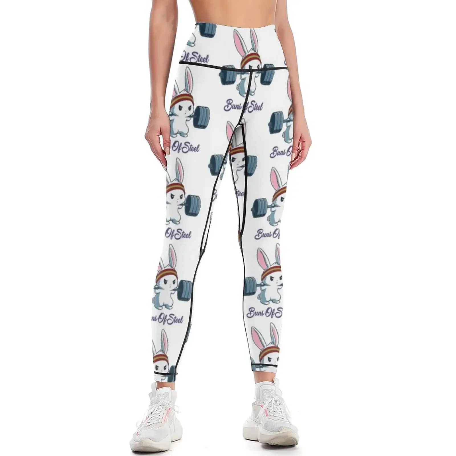 

Buns Of Steel Fitness Rabbit Bunny Lover Gym Workout Leggings Women's trousers joggers for Sweatpants Womens Leggings