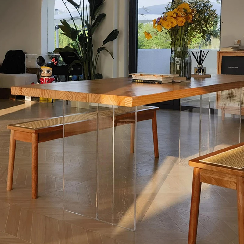 Solid Wood Shoe Bench Multi-Functional Hallway Ottoman Middle Ancient Style Bedroom Long Seat Rattan Weave Changing Shoe Stools