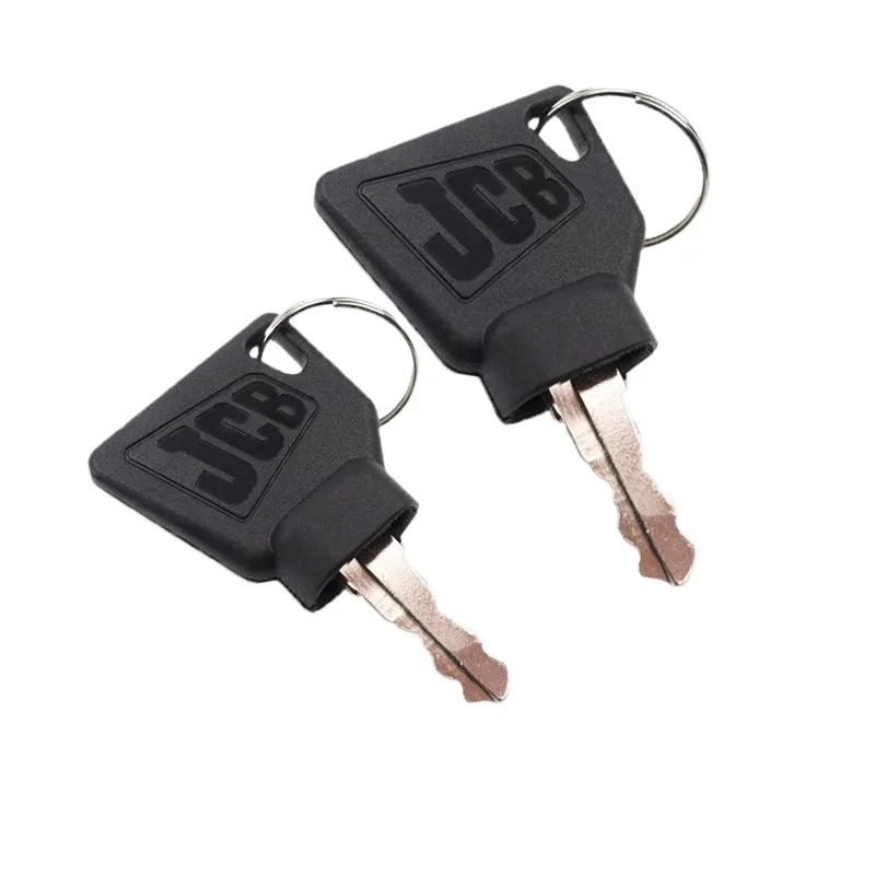 for Jcb Excavator Key Accessories Jcb Ignition Start Fuel Tank Cap Key Factory Installed Door Unlock Key