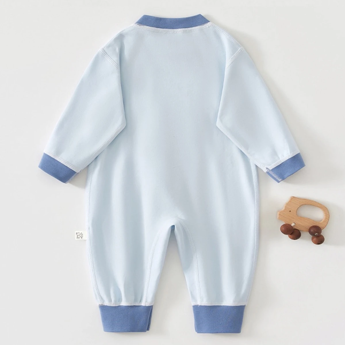 جديد خريف 2026 ملابس أطفال من القطن الخالص لحديثي الولادة والبنات من عمر 6 إلى 24 شهرًا بدلة ربيعية للأولاد الرضع رومبير عالي الجودة برسوم كارتونية #4