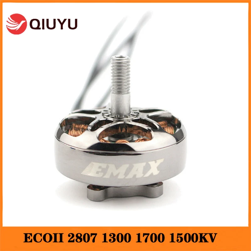 

2 шт. Emax Yinyan Ecoii 2807 1300 1700 1500kv подходит для моделей летательных аппаратов с дистанционным управлением Fpv