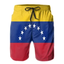 3d Print Venezuela Flag Short Pants Casual Street Summer Beach Shorts For Men Cool Surf Board Shorts Quick Dry Swim Trunks