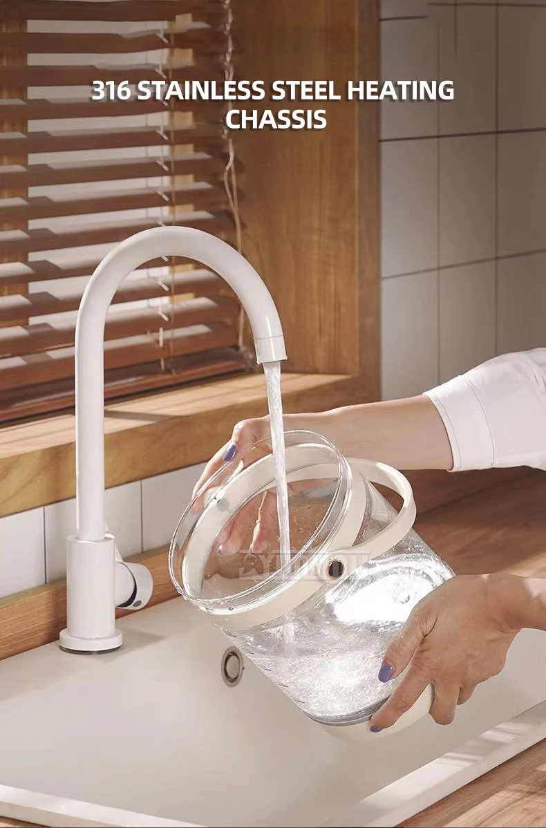 Intelligent Constant Temperature Kettle Quantitative Glass Water Kettle Outlet Water Boiled Machine Electrico Cuello De Cisne