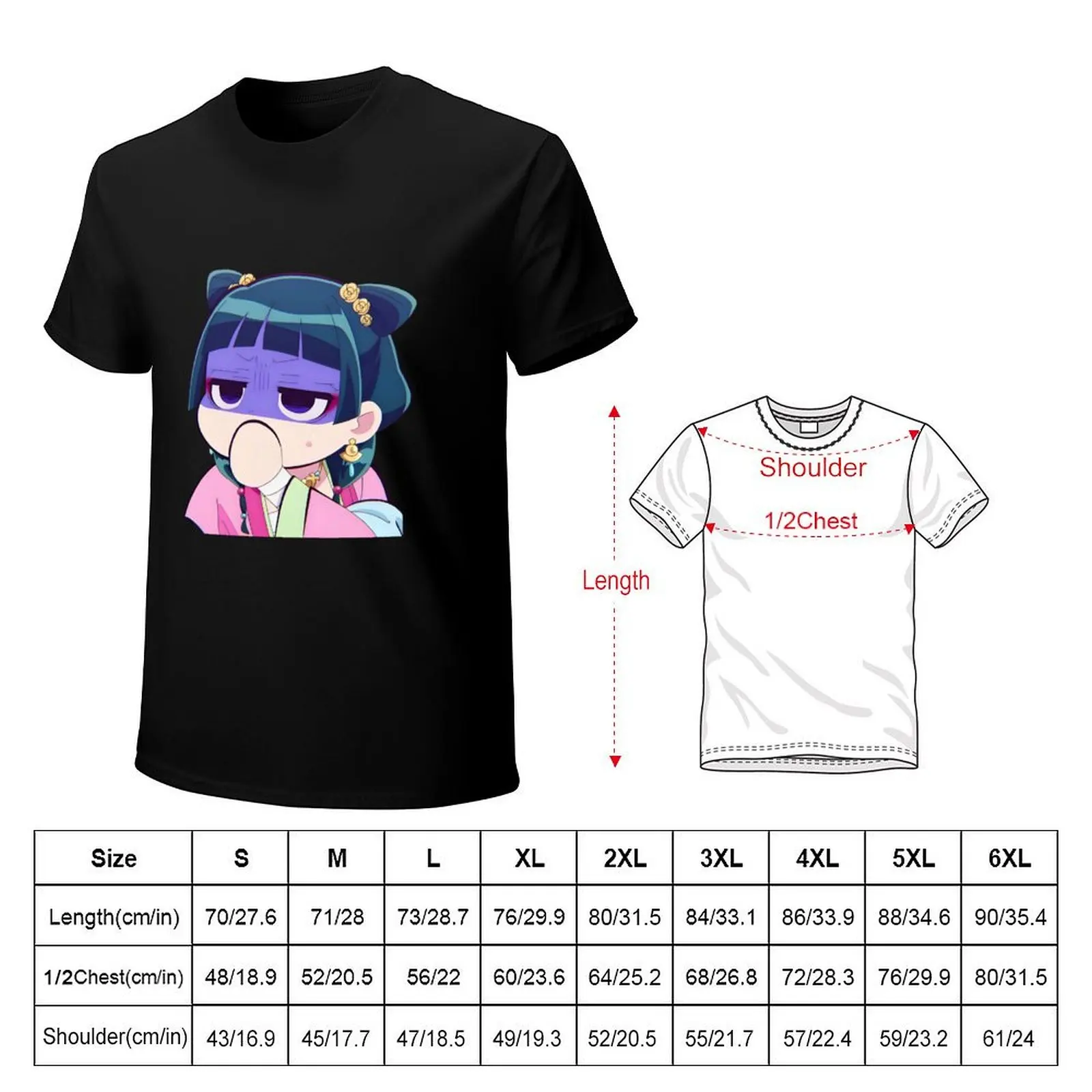 Maomao The Apothecary Diaries T-Shirt Retro Style Print Casual Top