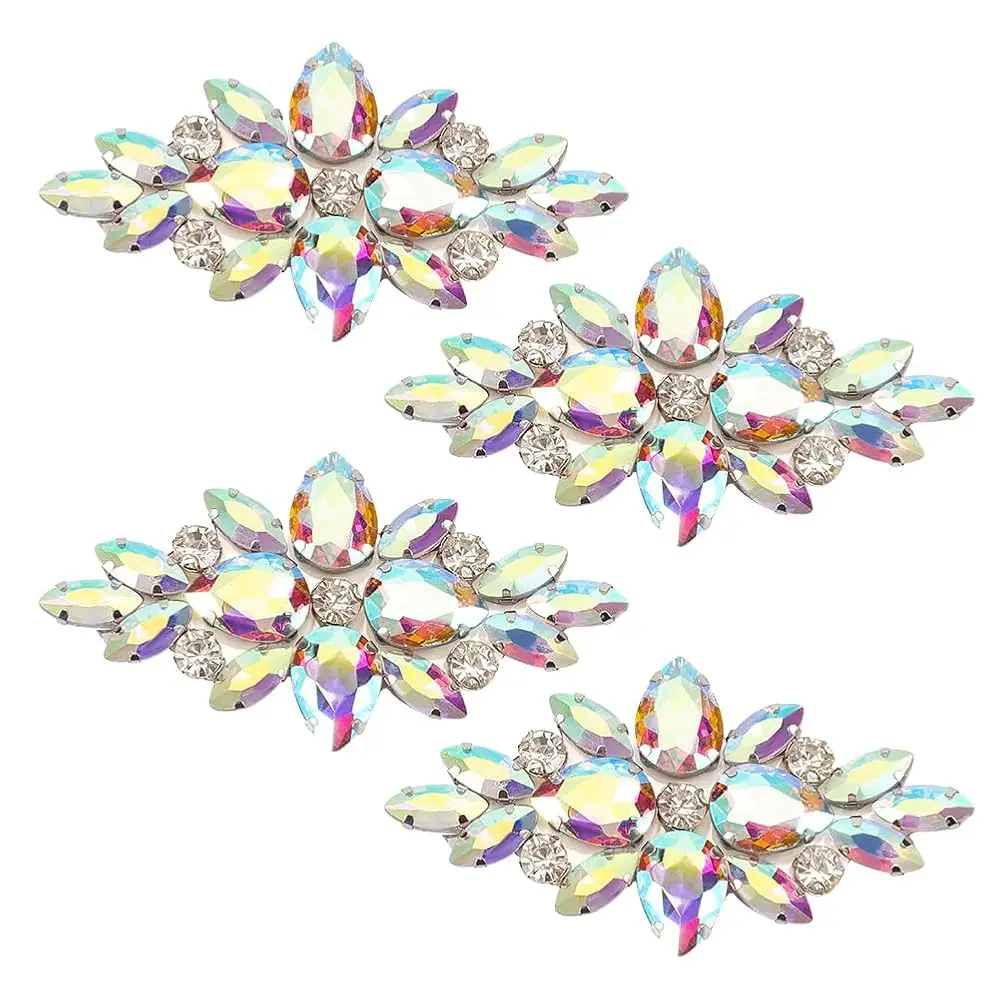 4 Pcs Flower Rhines…