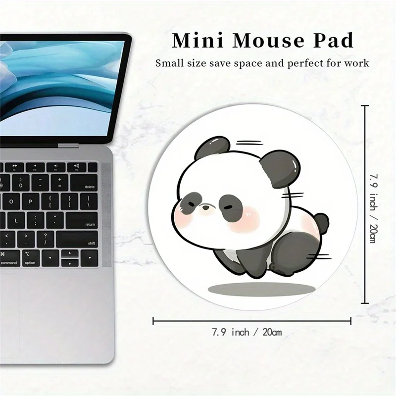 Panda dos desenhos animados anime mouse pad kawaii tapete de mesa acessórios para pc mouse pads base de borracha antiderrapante adequado para escritório e jogos