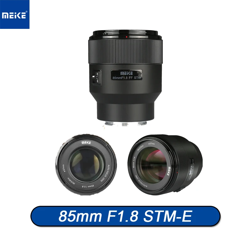 MEKE 85mm F1.8 STM-E Auto Focus Mid-Range Large Aperture  Portrait Landscape Full-Frame Lens for Sony E Nikon Z Fuji X Canon