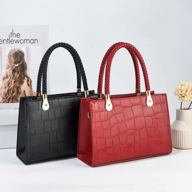 

High-End Luxury Brand Ladies Handbag Fashionable Leather Elegant Crossbody Trendy Design Vintage Daily Casual Bag