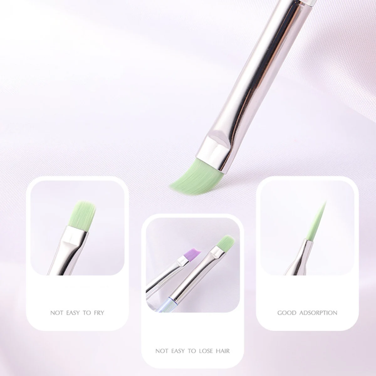 1 unidad, nueva moda, Color caramelo, delineador para decoración de uñas, cepillo tallado, extensión de Gel UV, herramientas de pluma de manicura