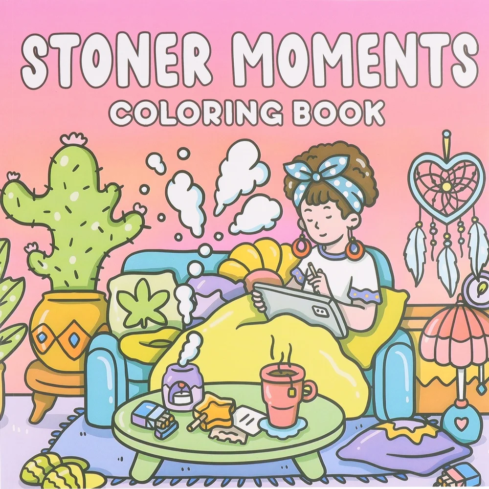 Premium Pattern Stress Relief Coloring Book, Soothing Mood Calming Painting Book, Leisure Relaxation Art Journal