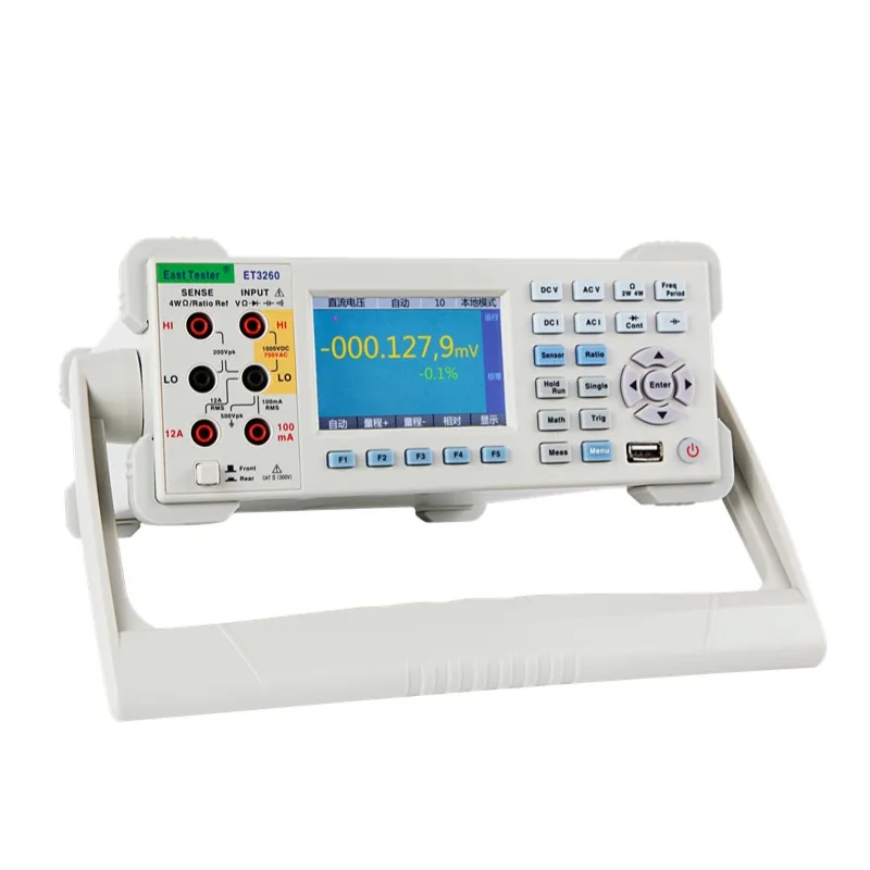 ET3260 7-Digit Digital Multimeter with 7-Digit Display for Industrial Use