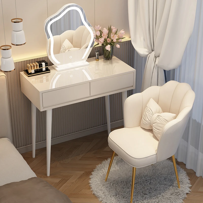 

Toilet Small Girls Dressers Multifunction Make Up Set Vanity Dressing Table Mirrors Comfortable Mesita De Noche Furniture Home