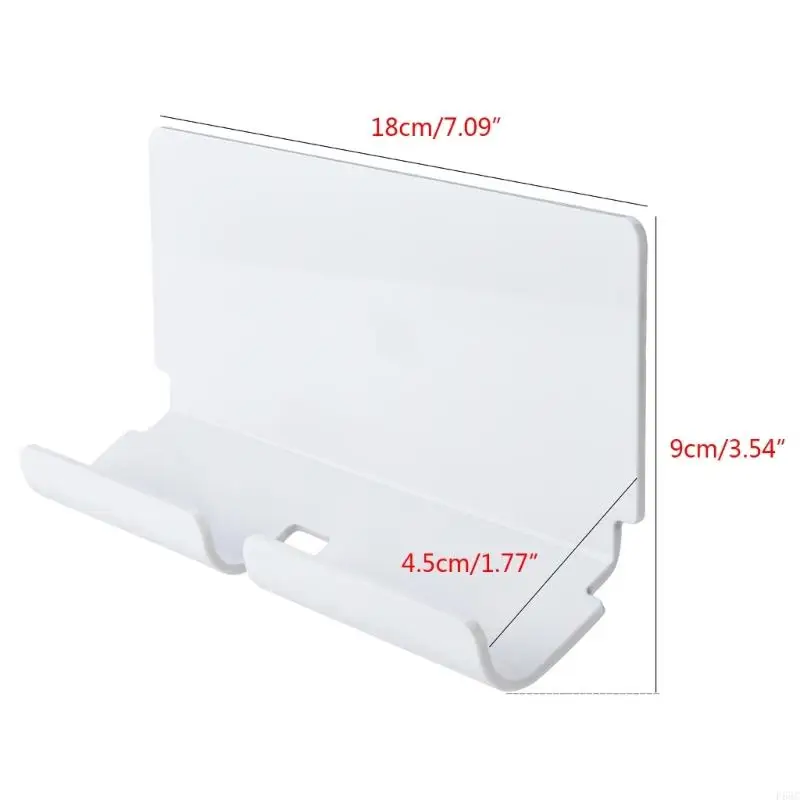 F68C Wall Mount Điện thoại động Người giữ nhãn dán nhãn dán cho máy tính bảng Điện thoại thông minh