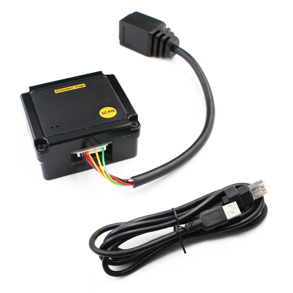 Leitor Fixo Usb Rs232 Ep2000 do Varredor qr Pdf417 da Montagem do Oem 2d Mini