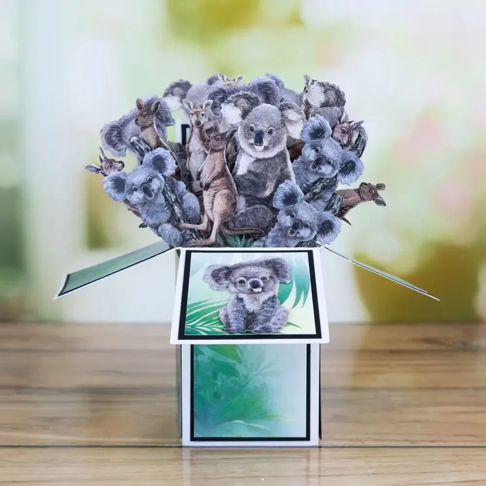 حار الأسرة لطيف أرنب 2025 جديد الحيوان كوالا خلفية المعادن قطع يموت سيليكون ختم سجل القصاصات Stencil ألبوم صور لتقوم بها بنفسك ورقة #5