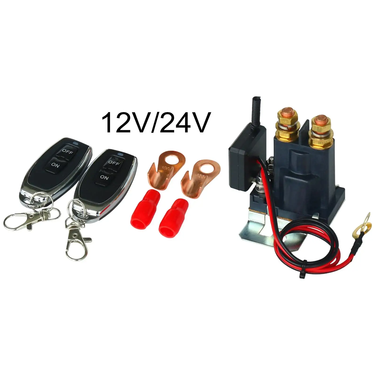 Battery Switch Isolator Prevent Battery Drain Anti Lost with 2 Keys Battery Kill