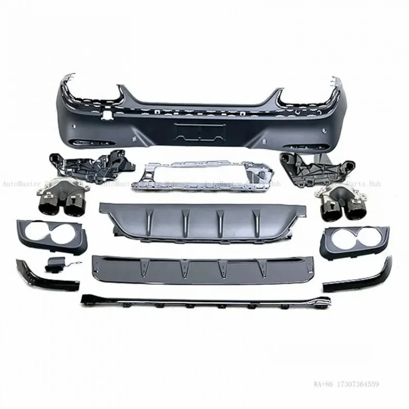 

Задний диффузор в стиле GLC43 с насадками на выхлопные трубы для GLC Coupe C254, обновление до GLC43, 2023+