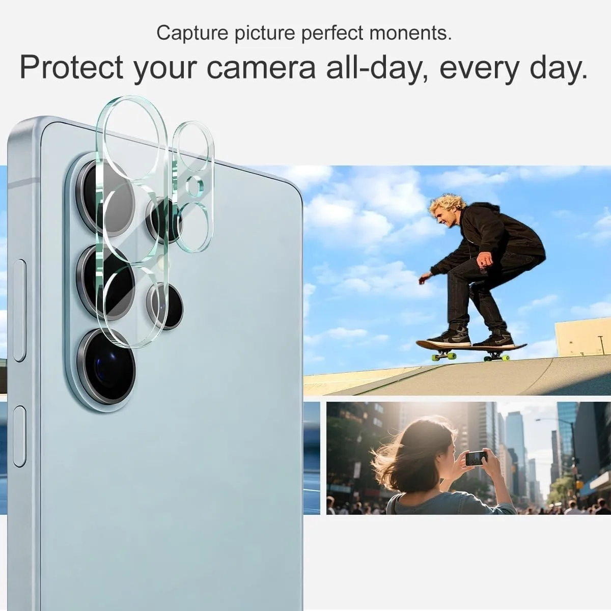 1-5 Stück HD-Kameraobjektivschutz für Samsung Galaxy S26 Ultra S25 S24 Plus S23 A17 A57 A16 36 A56 Kratzfestes Gehärtetes Glas
