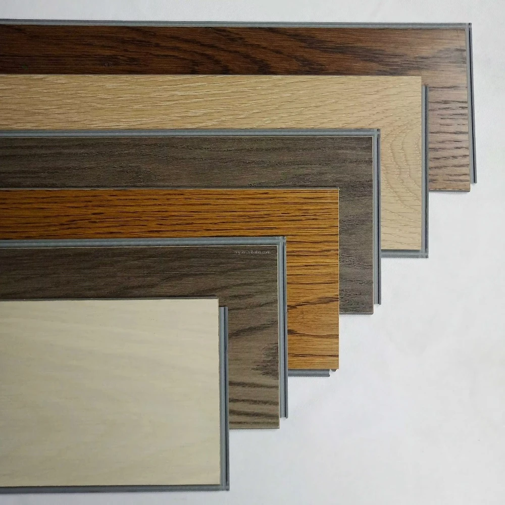 Customized version oak veneer SPC floor PVC WSPC indoor ceramic tile non-slip waterproof environmental protection