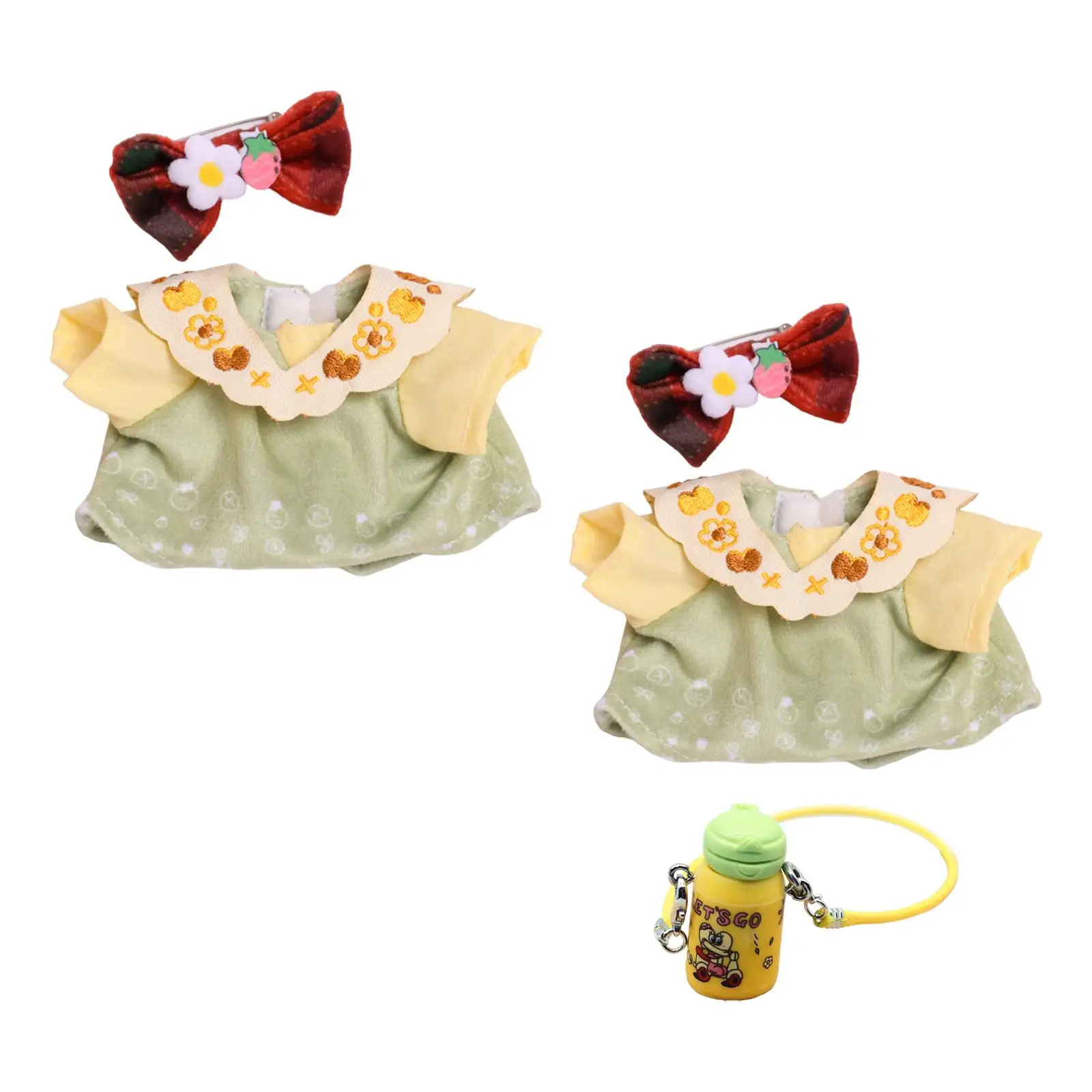Simpatici vestiti per bambole da 15 cm Costume da indossare ogni giorno Adorabili accessori per bambole Abbigliamento Regali per ragazze Giochi di imitazione Giocattolo Giocattolo per bambini Forniture fai da te