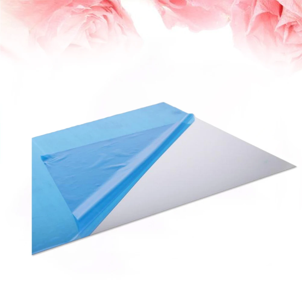 50x100 سنتيمتر مرآة ملصقات جدار عاكسة DIY شخصية للإزالة صائق ذاتية اللصق #4