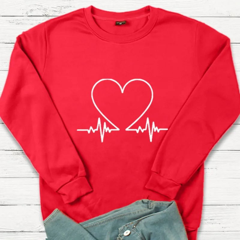 Valentine\'s Day New Lovers Love Fashion Printed Hoodie for Men and Women Aesthetic  Streetwear Women  Sweatshirts