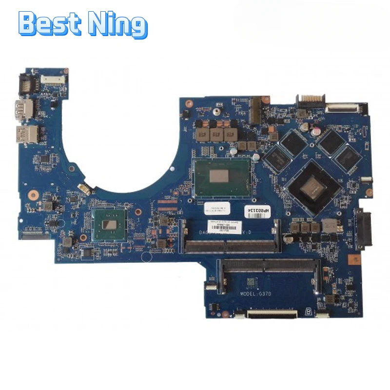 

For HP Pavilion 17-AB 17-W Laptop Motherboard DAG37DMBAD0 Mainboard with I5-7300HQ I7-7700HQ CPU GTX1050-V4G GPU