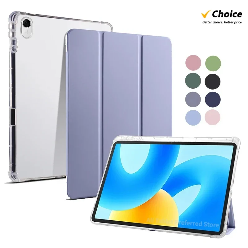 

For Huawei MatePad 11.5 11 5 Case with Pencil Holder Flip Stand TPU Back Magnetic Cover for Funda Huawei MatePad 11.5 2024 Case