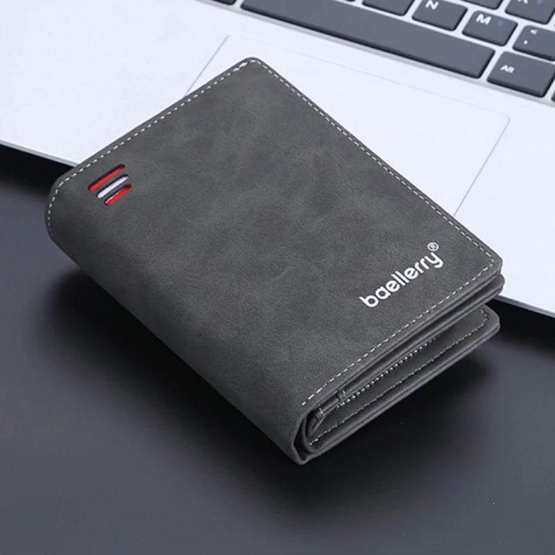 

Mens Purse Male Wallet Small Money Bag Man PU Leather Card Holders Men's Wallets with Coin Pocket Wallet for Men