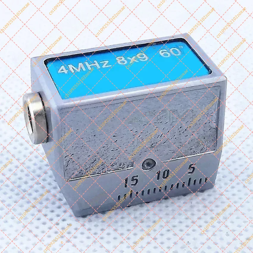 4MHz Ultrasonic Angle Probe 8x9mm 45 60 70 Degree Beam Transducer for Flaw Detector NDT Testing Equipment