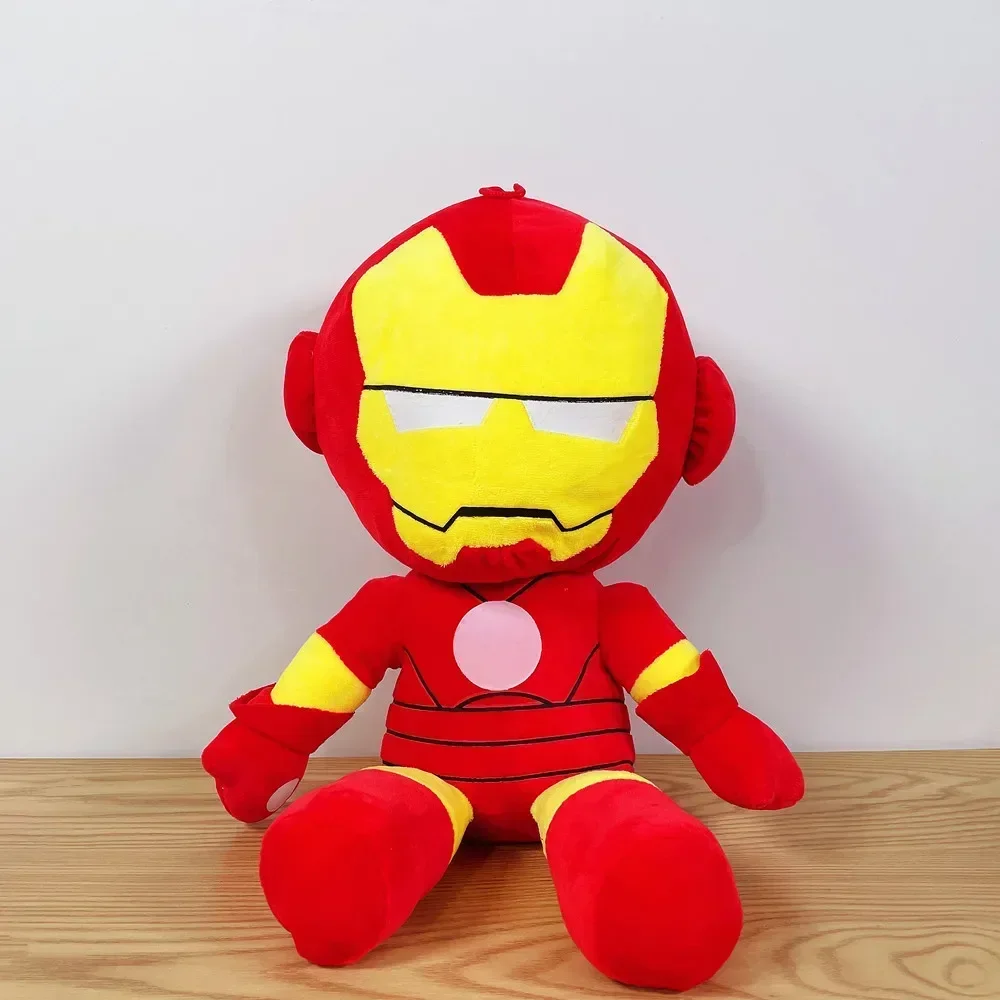 45cm Superbohater Iron man Spider-man Kapitan Ameryka poduszka Wypchana pluszowa zabawka Lalka Ozdoby do pokoju Łóżko Sofa Dekoracje Prezent