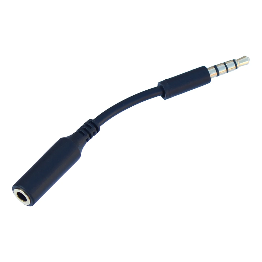 10cm 3.5mm Stero męski na żeński M/F wtyk Jack słuchawki rozszerzenie audio krótki kabel