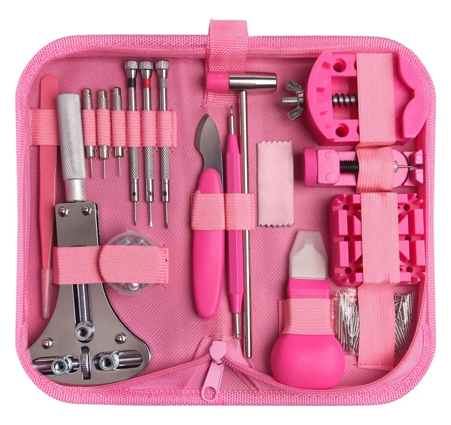 

Watch Repair Kit, Watch Repair Tools Professional Spring Bar Tool Set, Watch Band Link Pin Tool Set with Carrying Case