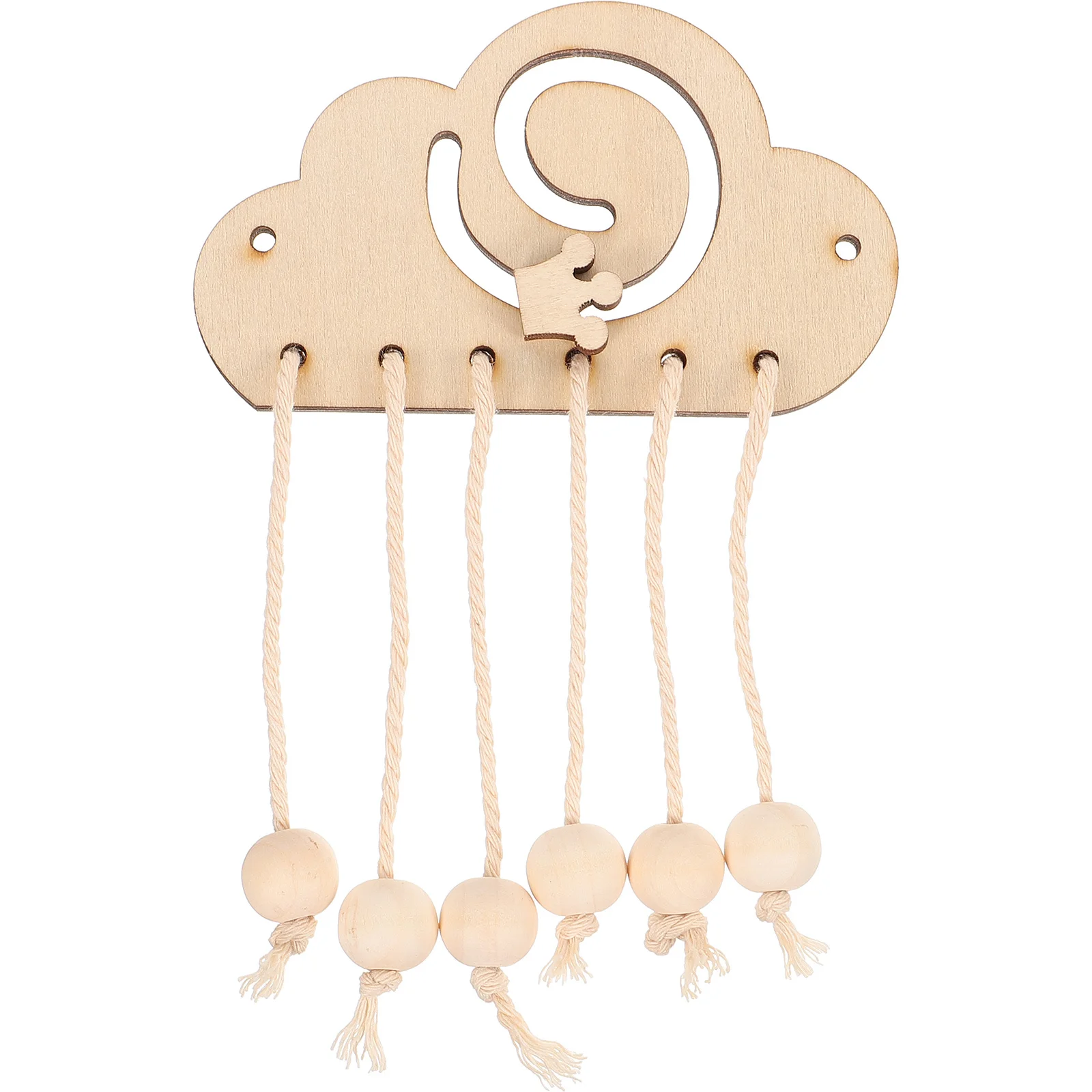 ロープ編みDIYアクセサリー感覚ボード 子供用 未完成木製ビジーボード 幼児向け早期教育学習パズル