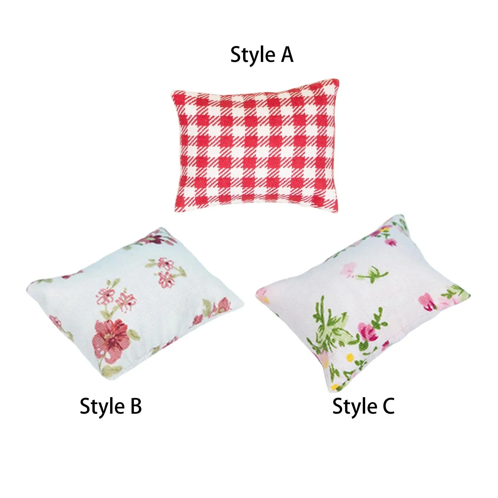 1/12 Dollhouse Cushion Pillows Accessory Model Toy for kids Toddler Children