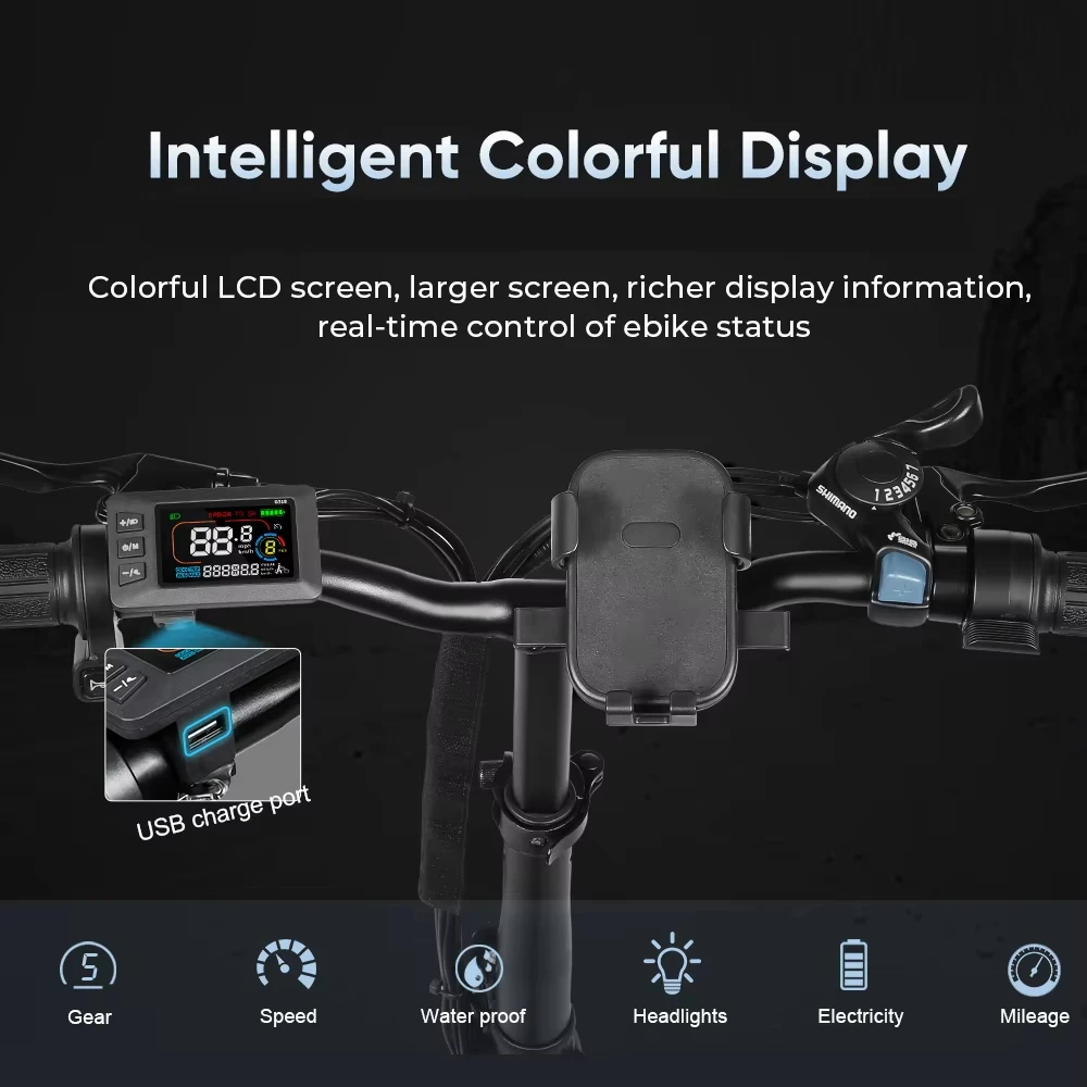 CY20 دراجة كهربائية قابلة للطي 350 واط موتور 36V12AH مدينة السفر تخفيف الدراجة الإلكترونية الكبار 20 بوصة الإطارات دراجة كهربائية 1 سنة الضمان #6