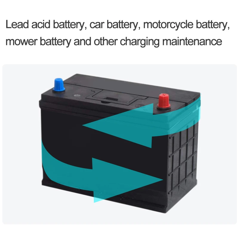 Factory Wholesale Customizable 12V 3A/5A Quick Battery Charger, Battery Repair Function For Lead-Acid, Ideal For Car & Scooter