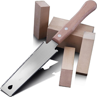 RUITOOL Japanese Hand Saw 6 Inch Double Edge Sided Pull Saw Ryoba SK5 Flexible Blade 14/17 TPI Flush Cut Beech Handle Wood Saw f