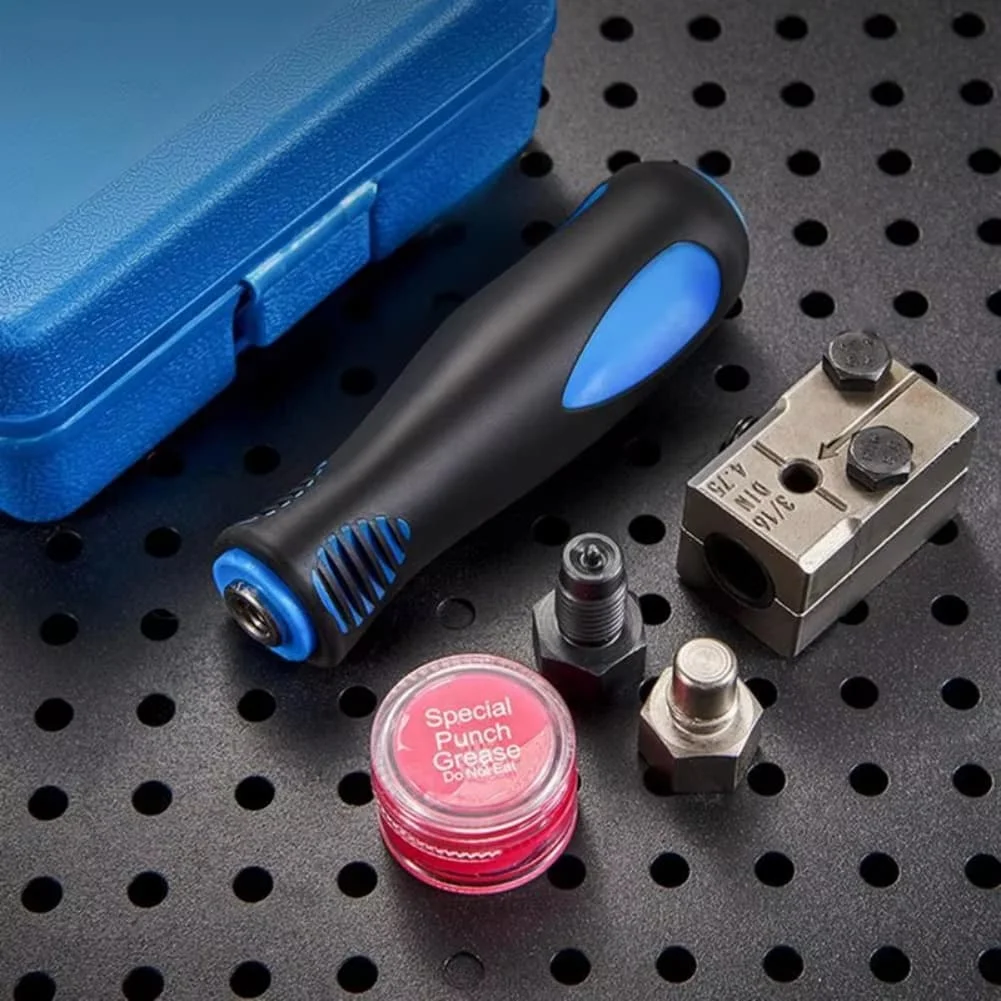 Automotive Brake Pipe Flaring Tool Set 3/16 Double Flare for Reliable Brake Line Repairs Suitable for Mechanics and Enthusiasts