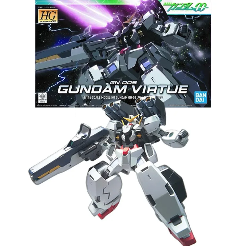 Bandai натуральная GUNDAM GN-001 EXIA GN-005 VIRTUE GN-002 DYNAMES GN-003 KYRIOS HG аниме фигурка в сборе модель игрушки для детей