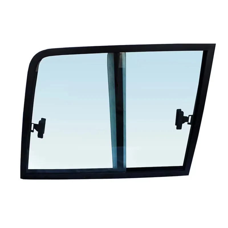 Cheap Factory Price Custom Insets Tempered Glass White Car Sliding Window for Camper