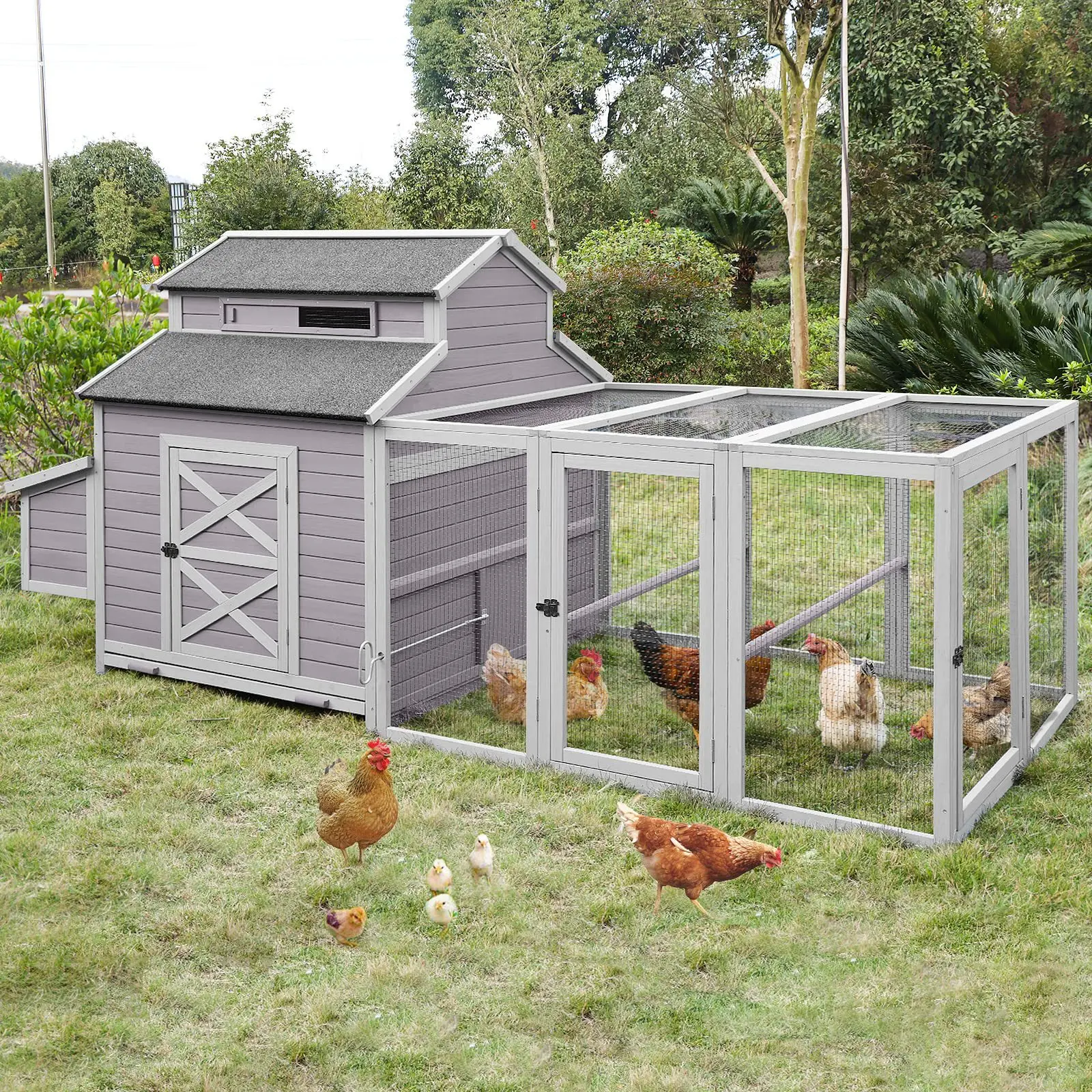 

Large solid wood chicken coop duck coop outdoor chicken household outdoor duck cage pigeon chicken