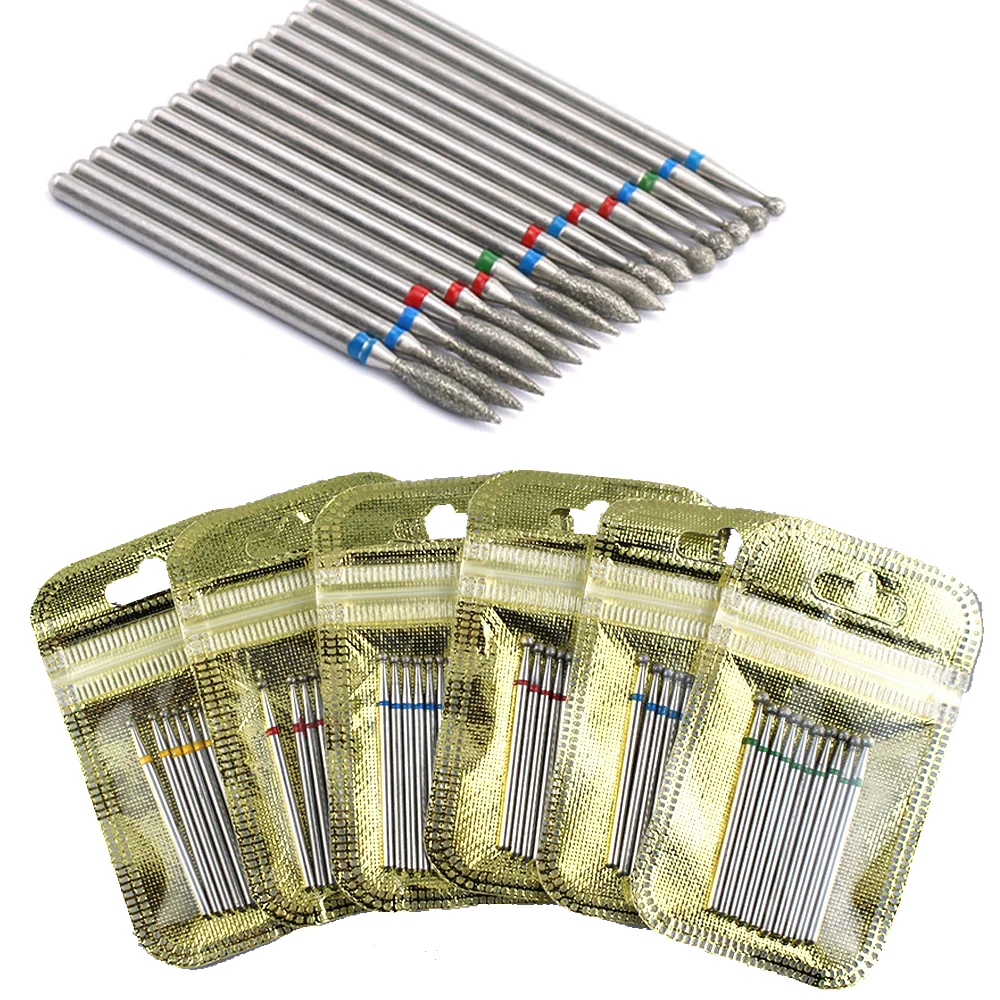 10 قطعة مسمار لقم الماس القواطع ل مانيكير بشرة لدغ طحن القاطع ل باديكير الأظافر اكسسوارات أدوات #1