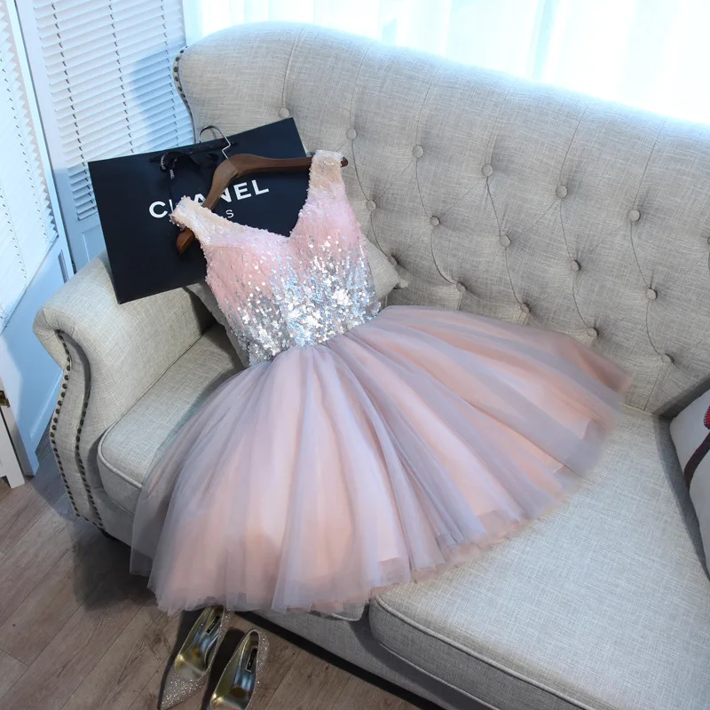 2024Girls Spring, Summer, Autumn Costume for Piano Performance Sequined Birthday Tulle Tutu Flower Girl Host Catwalk Dress Princ