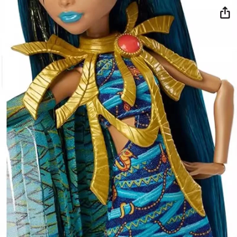 New Surprise Doll Monster High Mummy Majesties Cleo and Nefera  De Nile Two-Pack Toy Set Gifts for Girls